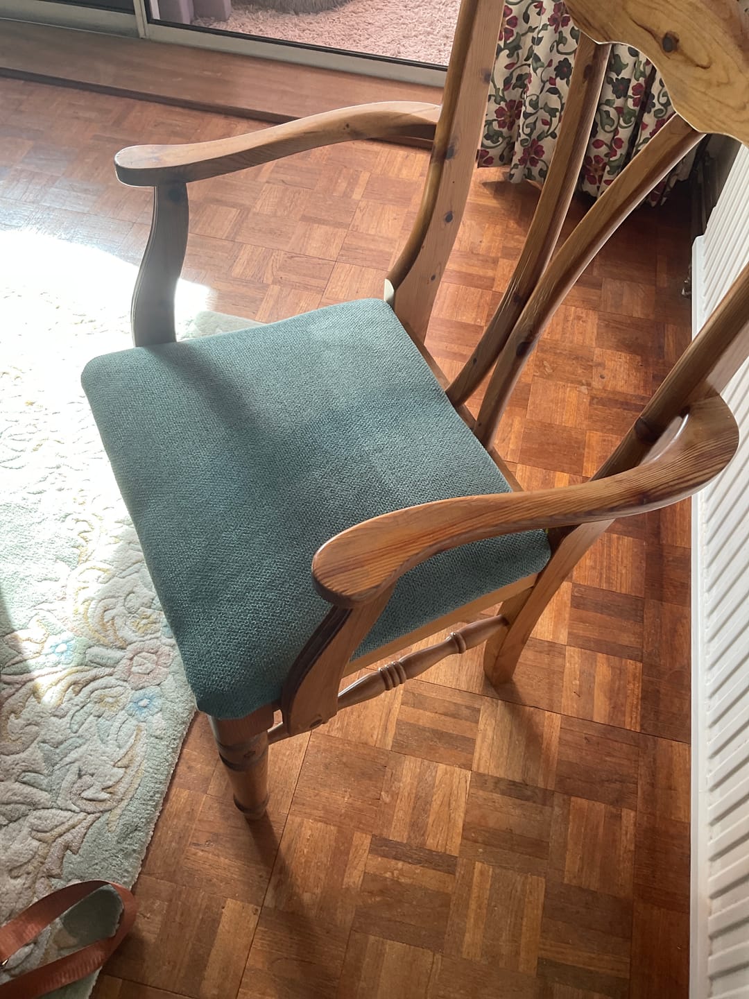 Customer photo review of Plain Chenille Upholstery Fabric