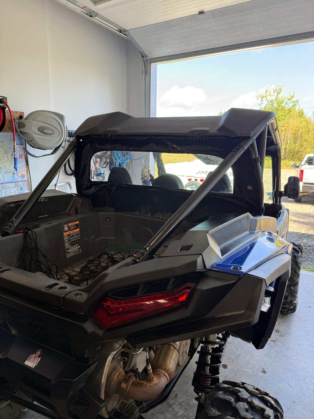 Customer photo review of Rear Soft Windshield for 2024+ Polaris RZR XP 1000 / XP 4 1000