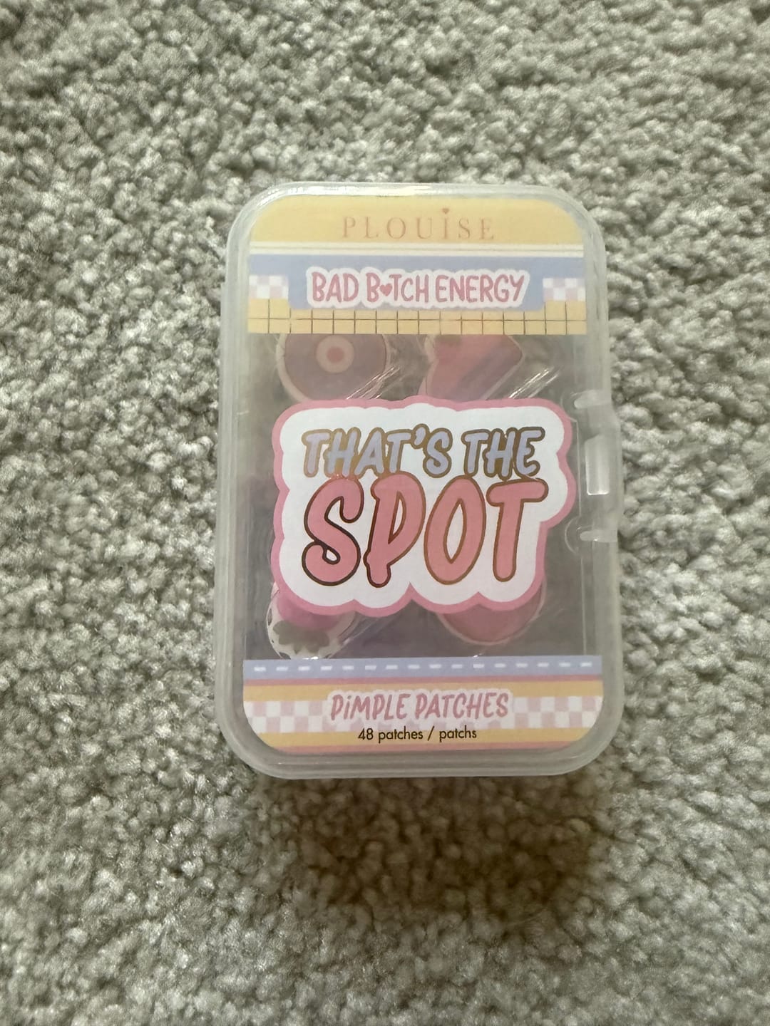 Customer photo review of P. Louise Bad Bitch That's The Spot Pimple Patches