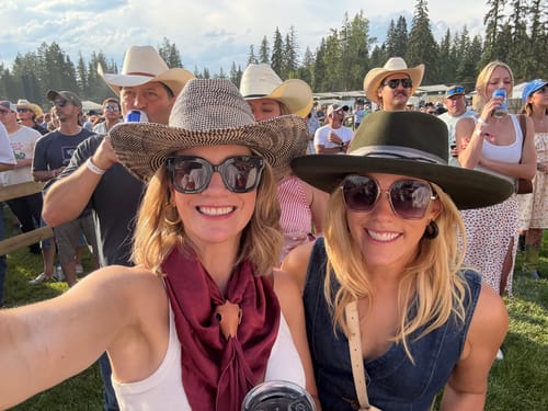 Customer photo review of Western Straw Hat - Patterned