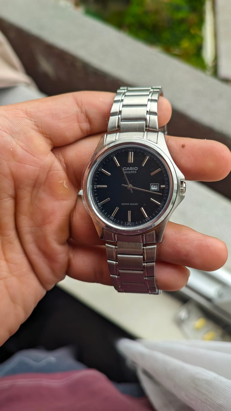 Customer photo review of Reloj Casio Análogo MTP-1183A-1A Negro Acero Inoxidable