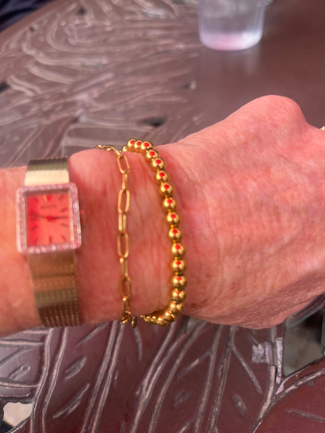 Customer photo review of Maui Paperclip Bracelet (Bundle)