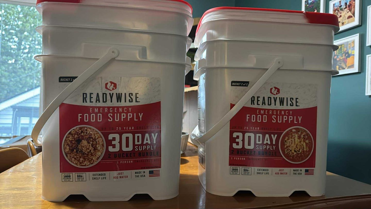Customer photo review of 30 Day Emergency Food Supply