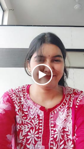 Customer video review of Aayat Rani Floral Long MulMul kurta