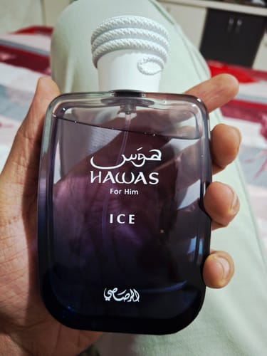 Customer photo review of Rasasi Hawas Ice Eau De Parfum For Men (2023 New Release)
