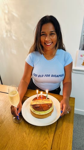Customer photo review of TOO OLD FOR DICAPRIO