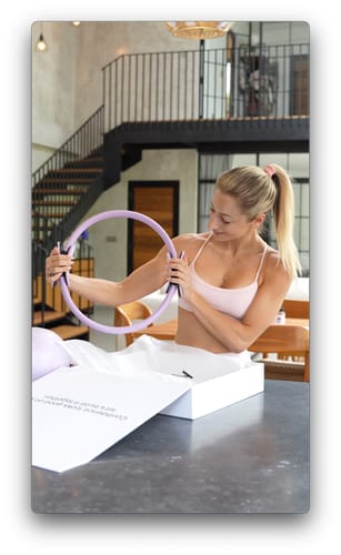 Customer photo review of Pilates Essentials Kit + 28-Day Pilates Challenge