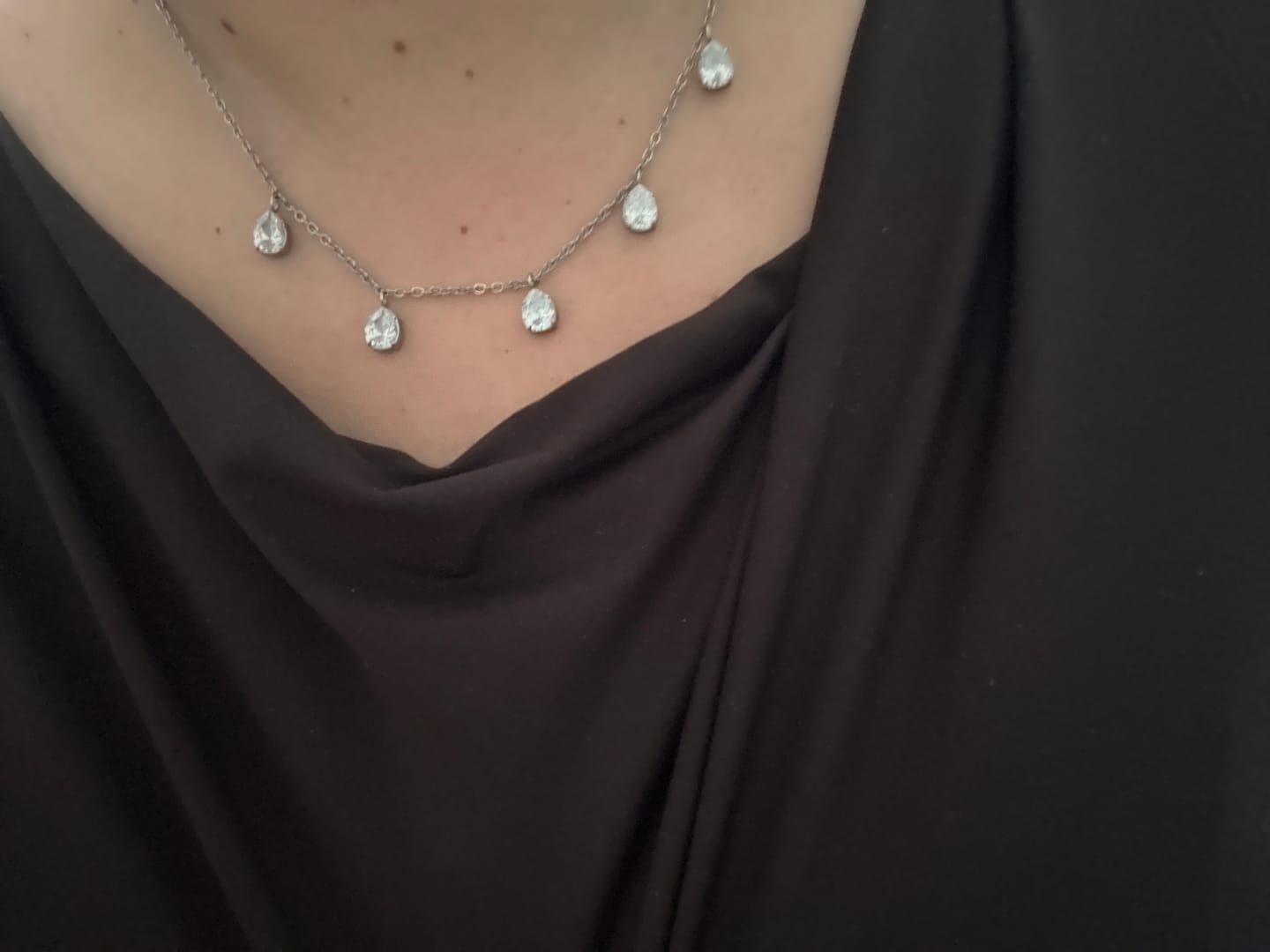 Customer photo review of Diana Halskette | 18K vergoldet