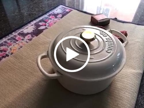 Customer video review of No. 9 Enamel Coated Cast Iron Dutch Oven