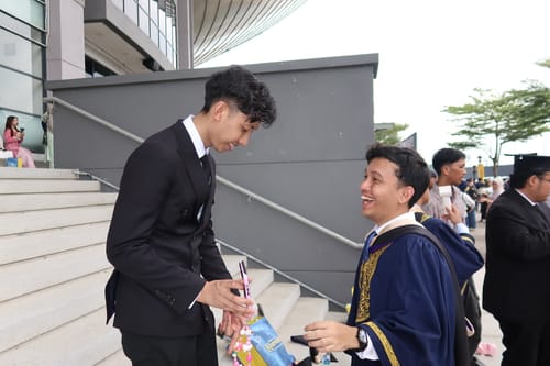 Customer photo review of Double Breasted Suit Blazer - Jet Black Plain (Peak Lapel)