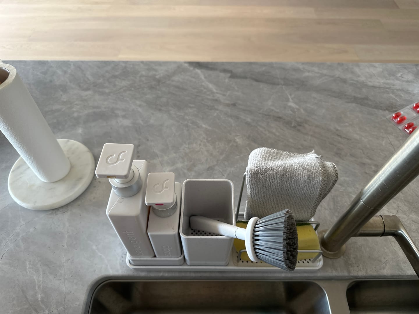 Customer photo review of Drip Deck - Premium Kitchen Sink Caddy