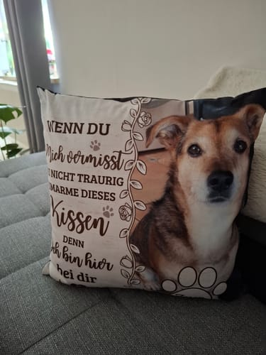 Customer photo review of Seelentröster - Individuelles Kissen