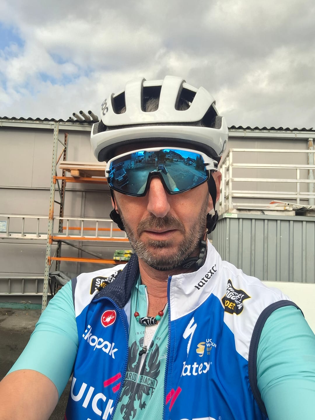 Customer photo review of TR90 CYCLING GLASSES - WHITE