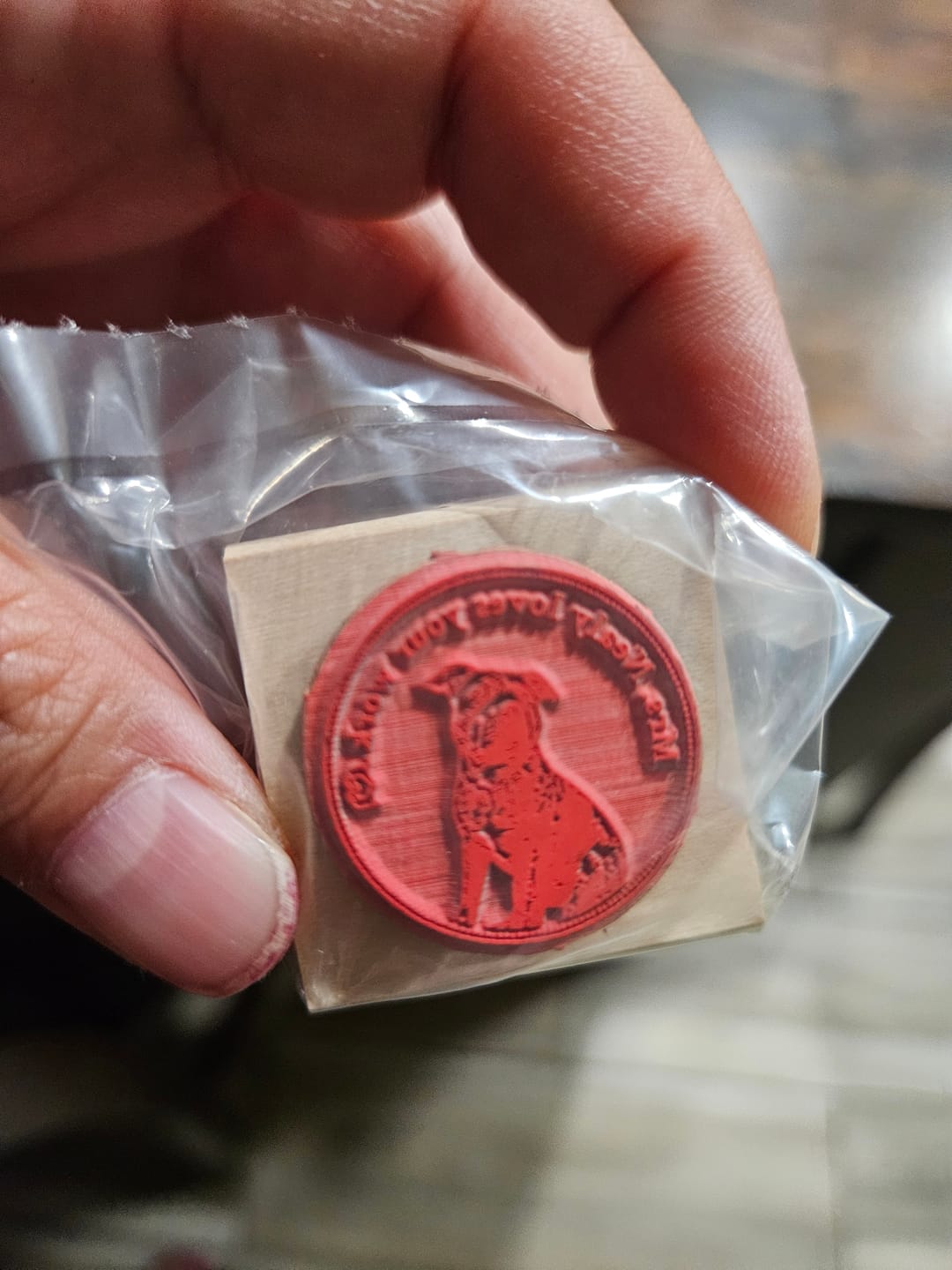 Customer photo review of Face Stamp﹘ Wood Stamp﹘US