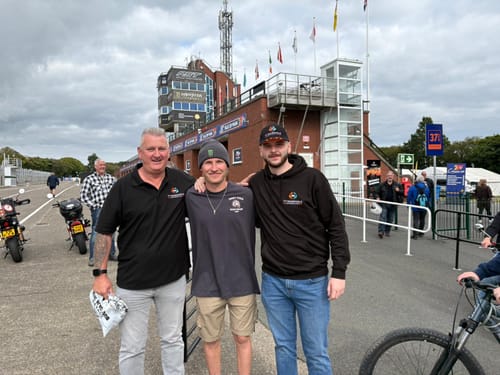 Customer photo review of Davey Todd ‘Road Racer’ Tee