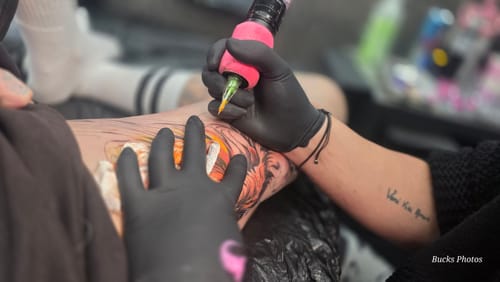 Customer photo review of TattooNumbx Numbing Cream