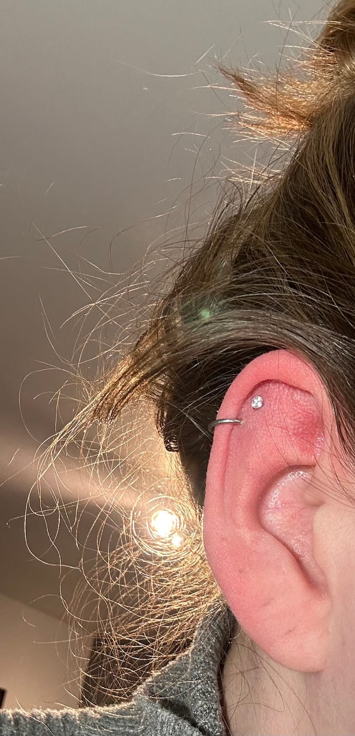 Customer photo review of Britney Piercing | Titan
