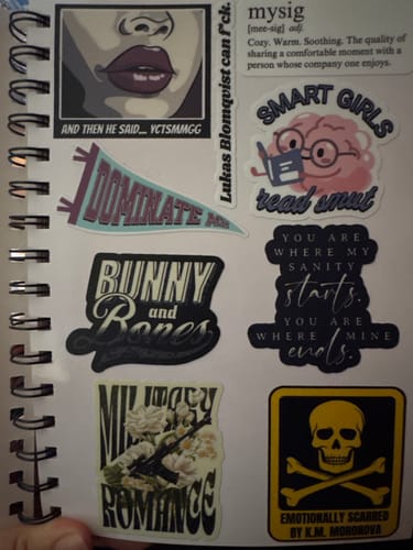 Customer photo review of good girl book club subscription