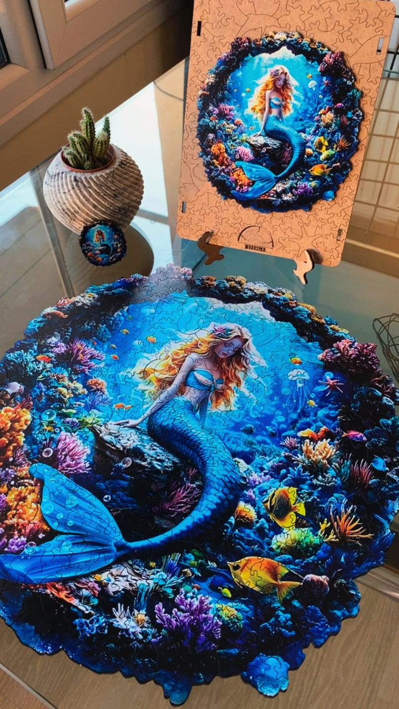 Customer photo review of Deniz Kızı - Ahşap Puzzle