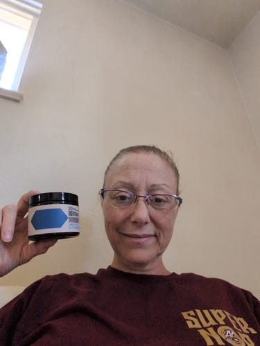 Customer photo review of Gummies Exotic Blend Blue Raspberry