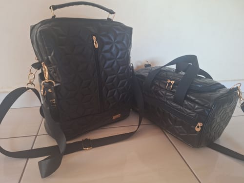 Customer photo review of DIAMOND LUXO 1.5 FUNDO MANTA COR PRETO