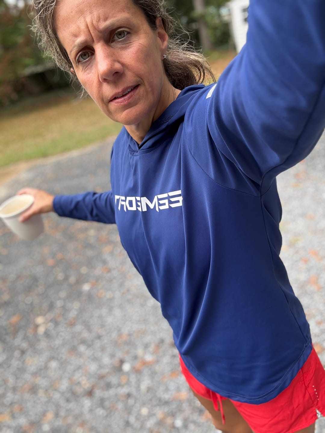Customer photo review of Prevail Performance Hoodie