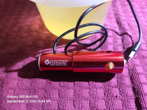 Customer photo review of Electronic Roller Skate Bearing Cleaner