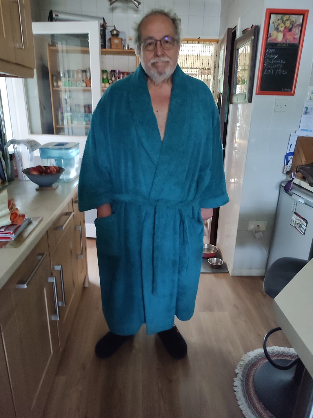 Customer photo review of Cotton Towelling Fabric
