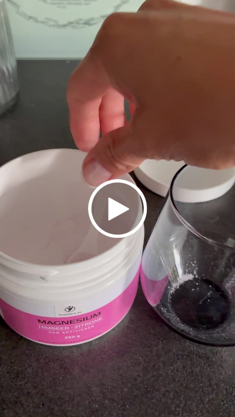 Customer video review of Ionisches Magnesium **Himbeer-Zitrone** 250g Dose