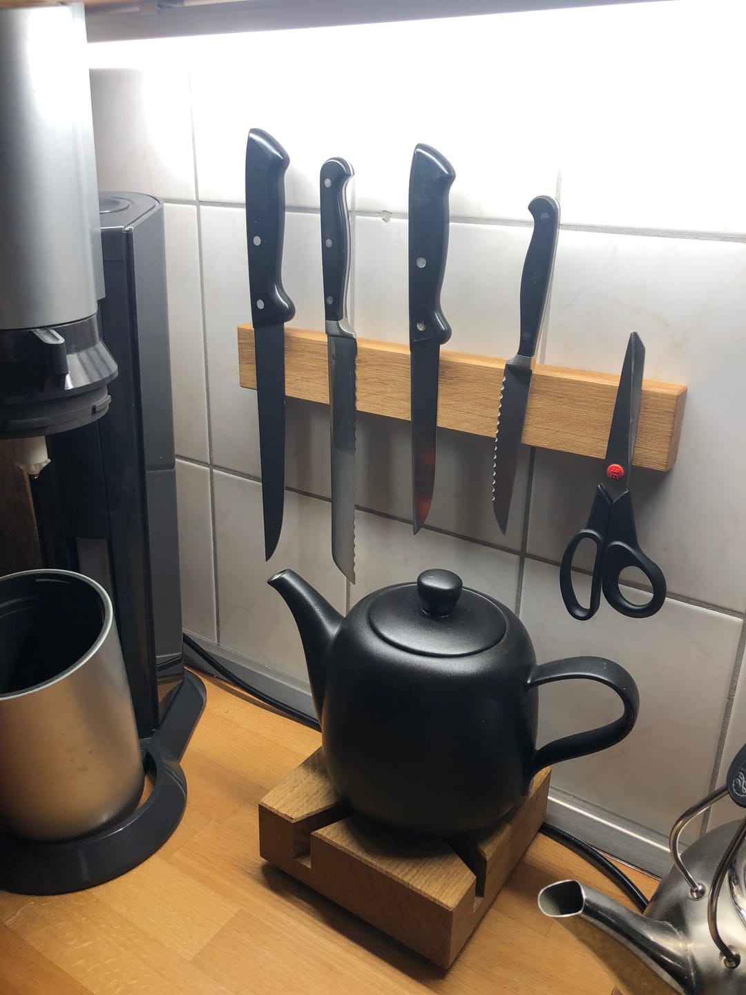 Customer photo review of Magnet Messerleiste CULTRO aus Holz