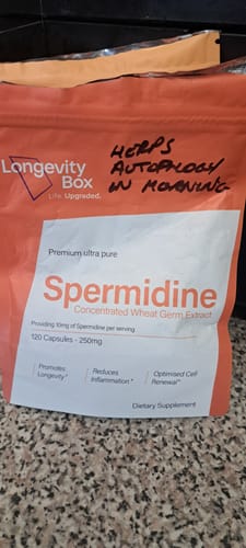 Customer photo review of Pure Spermidine Supplement