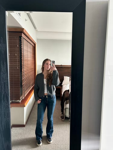 Customer photo review of Cardigan Cuello Dark Grey