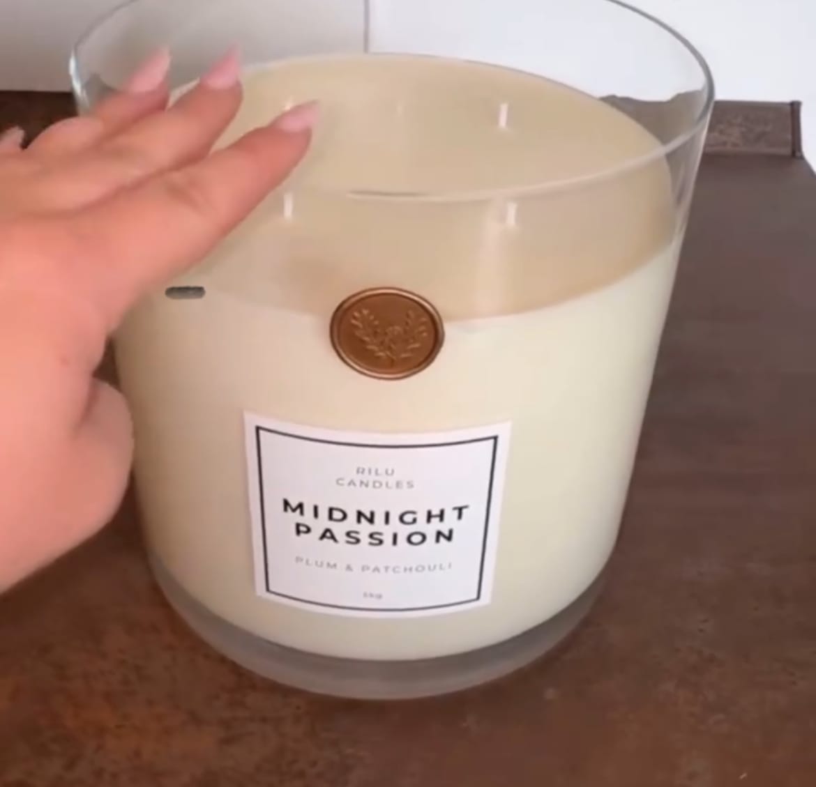 Customer photo review of 5kg Baby Riesenkerze