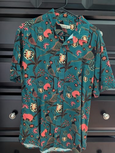 Customer photo review of Songbirds – Bamboo Short Sleeve Shirt