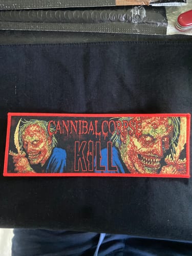 Customer photo review of Cannibal Corpse - Kill - Strip Patch