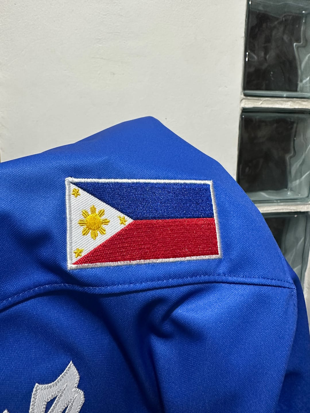 Customer photo review of Philippines Heritage Custom Football Jersey