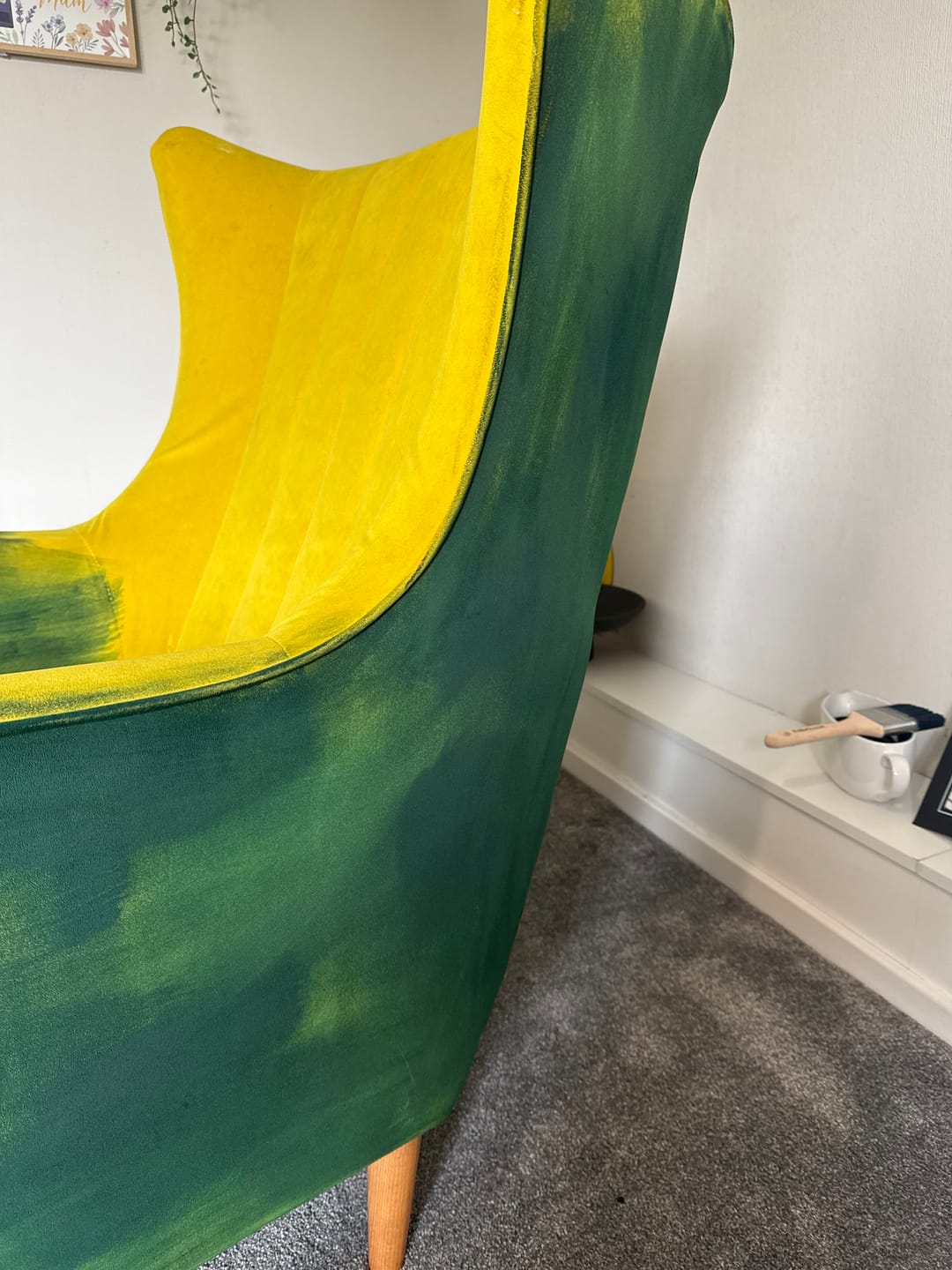 Customer photo review of Fabric Paint -- Dark Blue