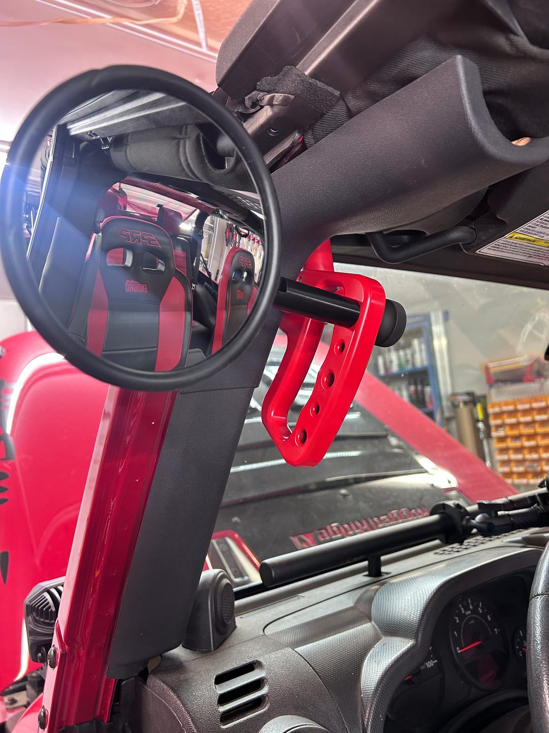 Customer photo review of JK/JKU Handles & Mirrors Bundle