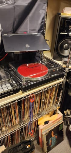 Customer photo review of Decksaver DS-PC-RPTURNTABLE Cover for Reloop RP-8000 / RP-7000