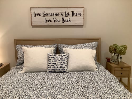 Customer photo review of Canvas Quote Sign Custom Quote Decor Custom Text Print Personalized Quote Wall Art Custom Family Print Quote on Canvas Print Family Sign