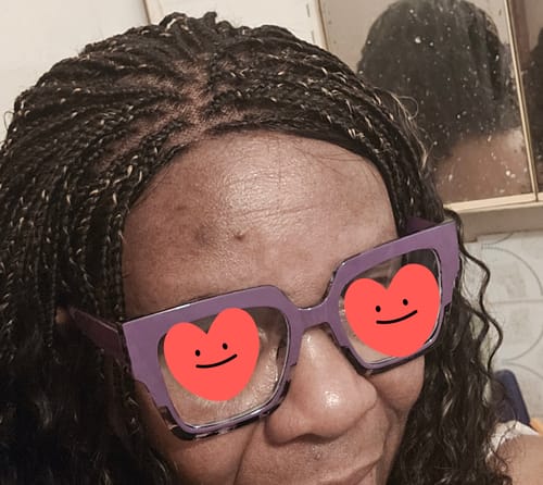 Customer photo review of 100% Human Hair Deep Wave Wig "HD Full Lace" (Erupta)