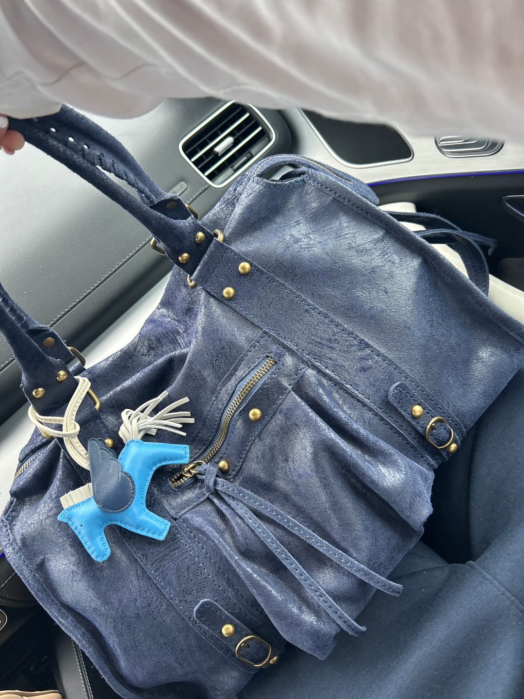 Customer photo review of It girl bag navy