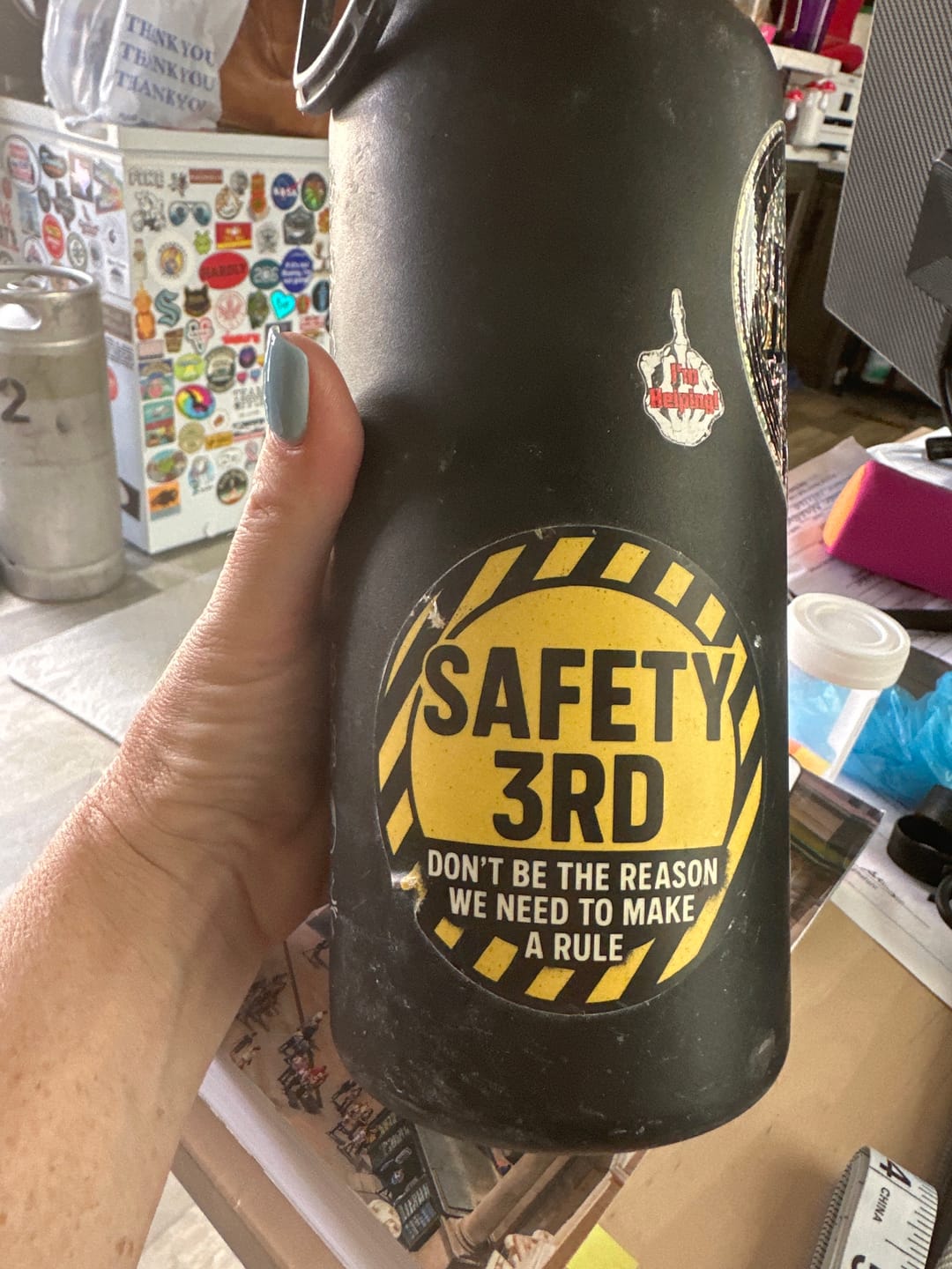 Customer photo review of Circle Stickers