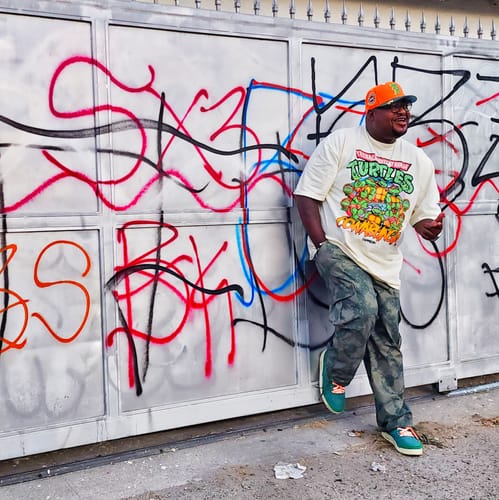 Customer photo review of "Cowabunga" TMNT T-Shirt | @cha__town COLLAB | LIMITED TO 24 PIECES!!