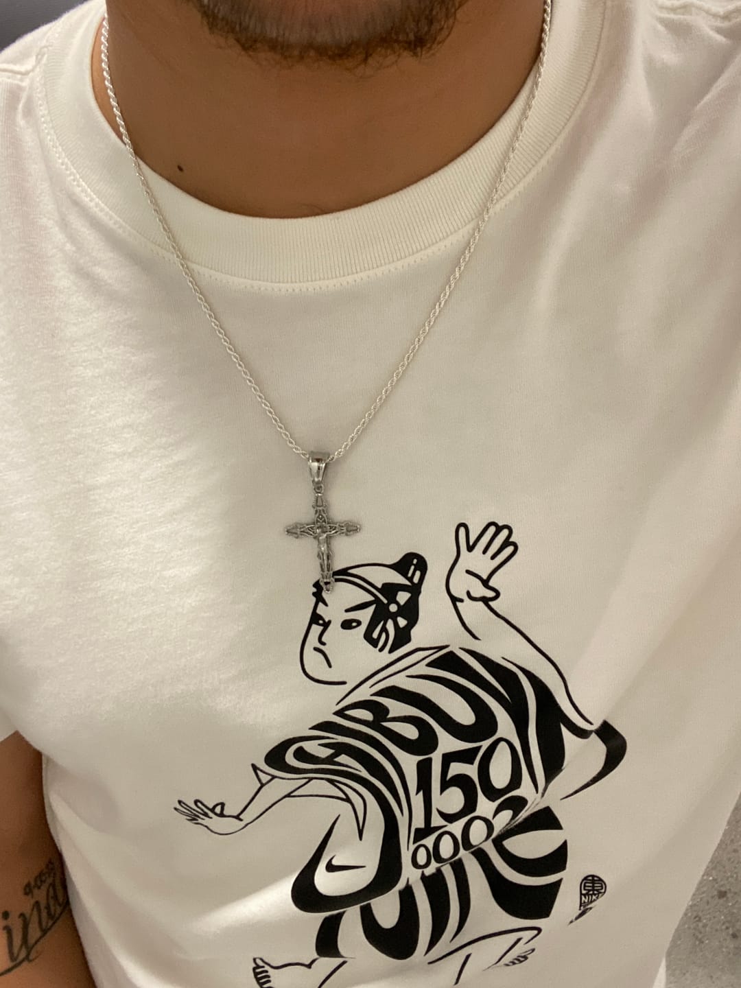 Customer photo review of CRUCIFIX CROSS PENDANT