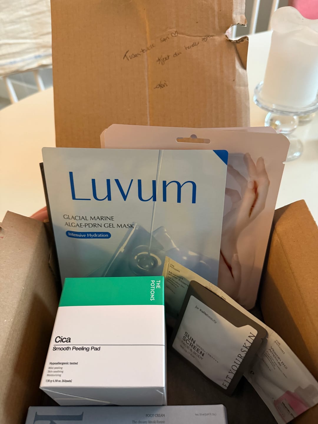 Customer photo review of Luvum Algae PDRN Gel Mask (1stk)