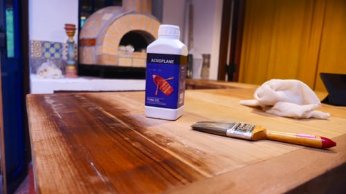 Customer photo review of Aeroplane - Tung Oil - Used for Wood Finishing & Restoration - Wood Varnish