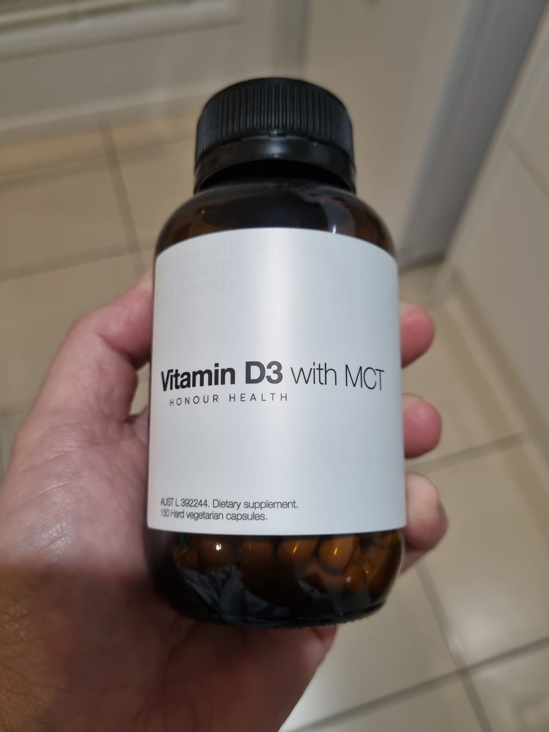 Customer photo review of Vitamin D3 with MCT (Vegan Friendly) - 150 Capsules