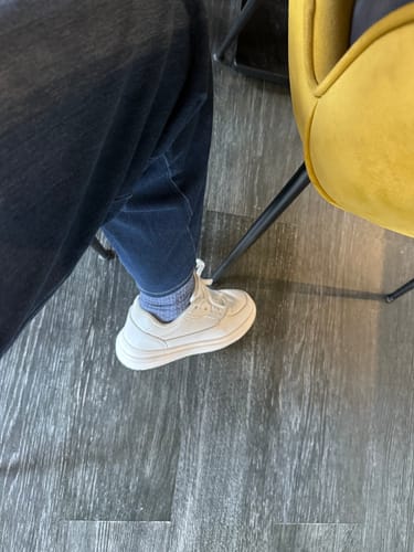 Customer photo review of ELEVATESHOES WHITE CLASSY