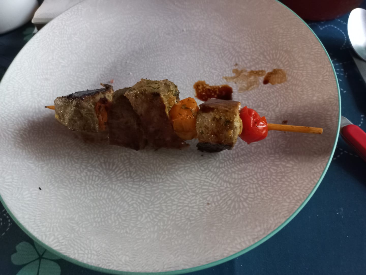 Customer photo review of Brochettes de Sanglier - Marinade Ail et Fines herbes (180g/pièce)